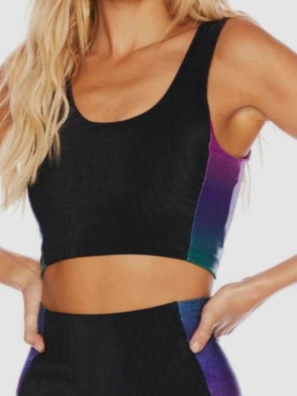 BEACH RIOT | BNWT Ribbed Tessa Crop Top Size S